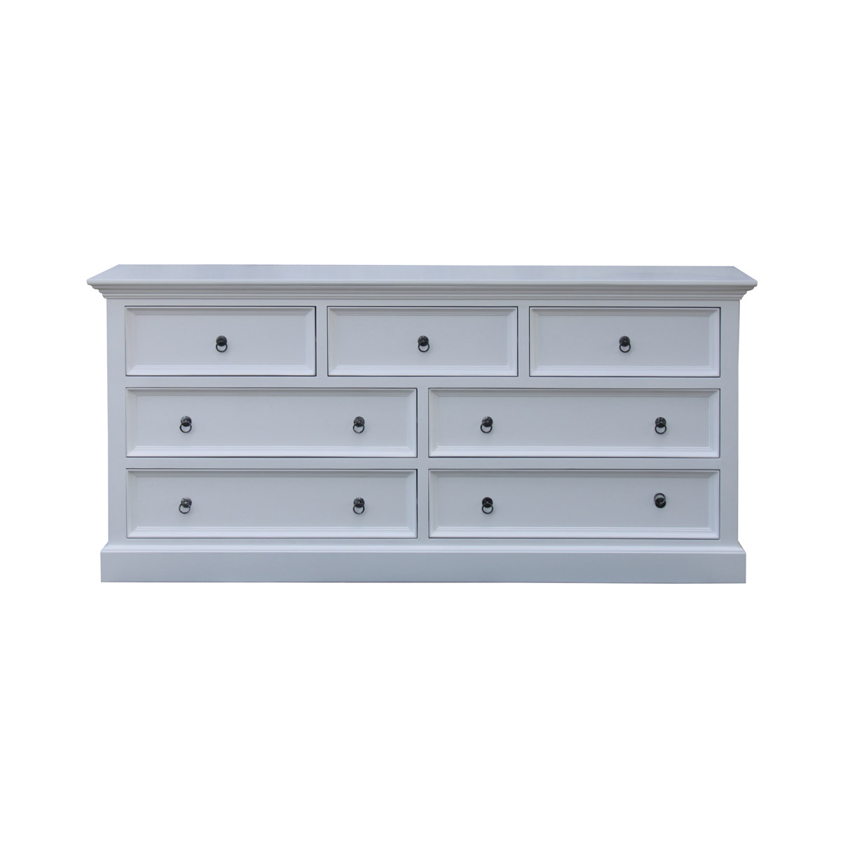 White 7-Drawer Dresser